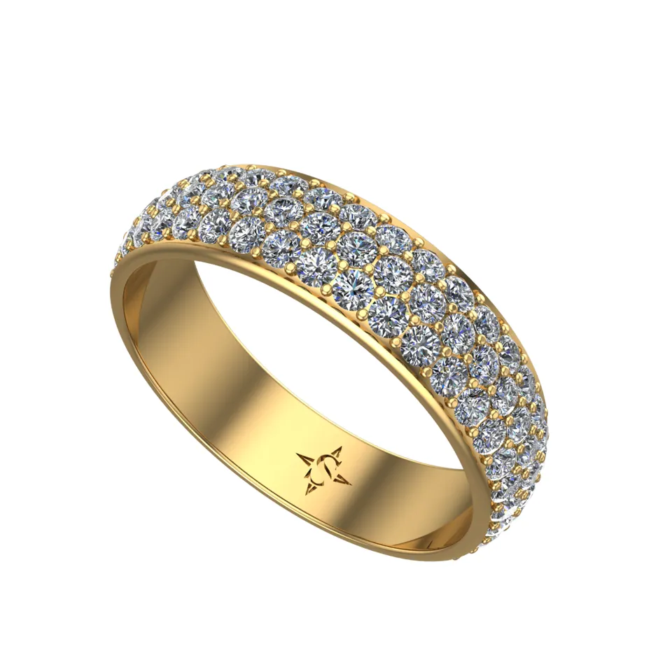 Cassiopea Wedding Ring — view 9