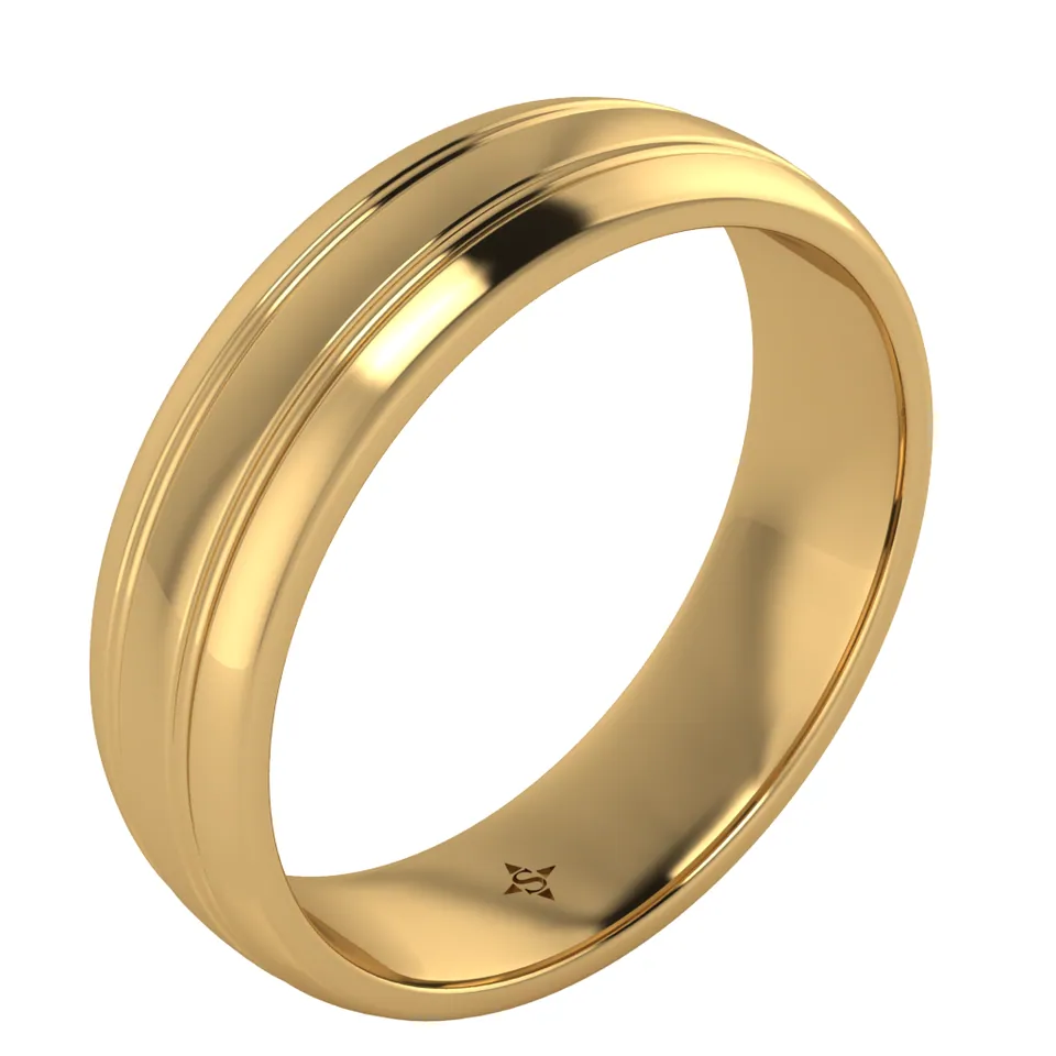 Cetus Men’s Wedding Ring — view 12
