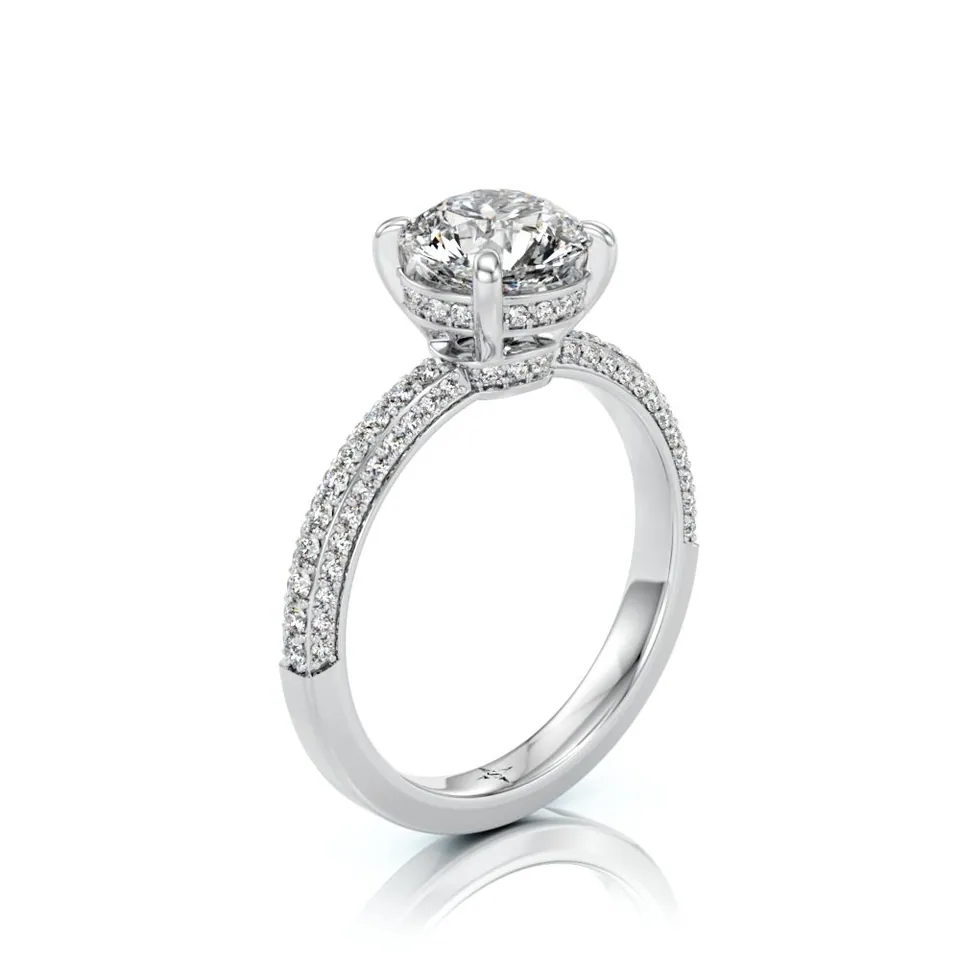 Como Engagement Ring — view 3