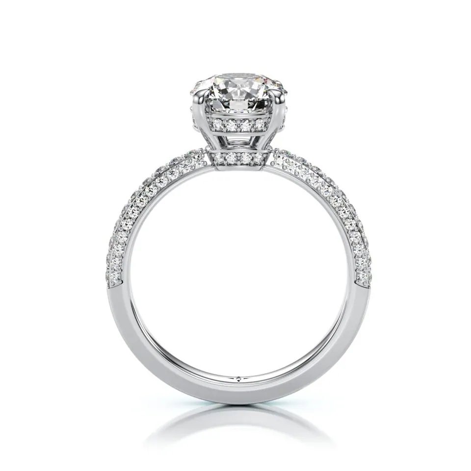 Como Engagement Ring — view 4