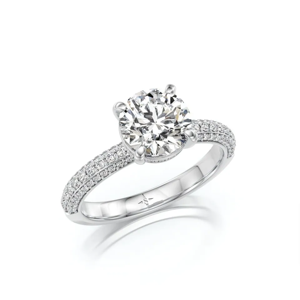 Como Engagement Ring — view 7