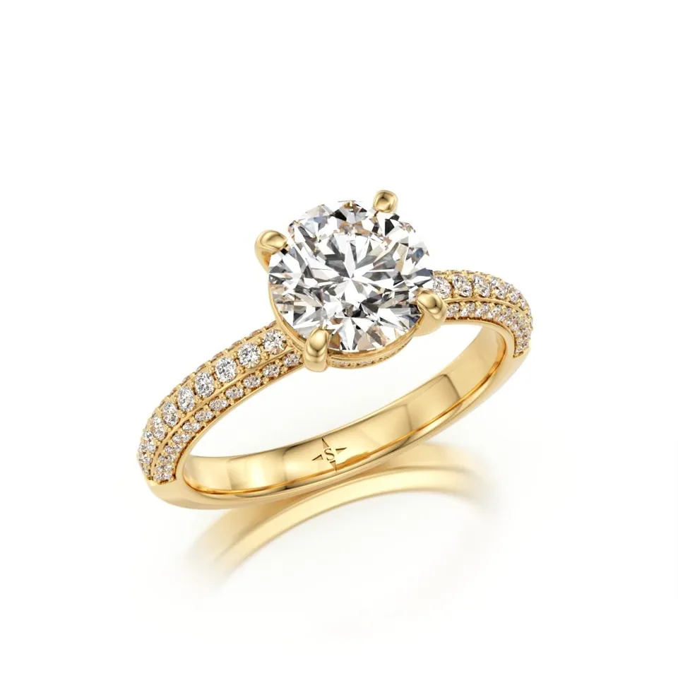 Como Engagement Ring — view 8