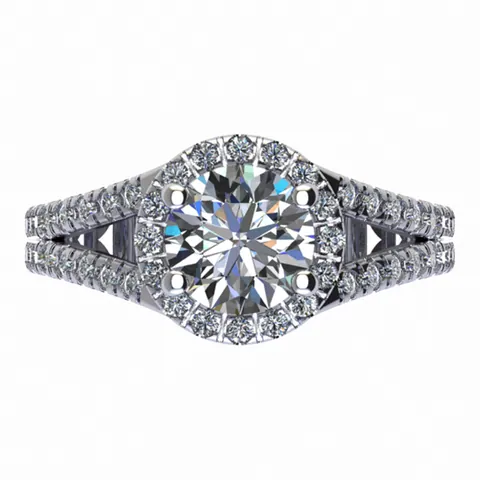 Desire Engagement Ring — view 4