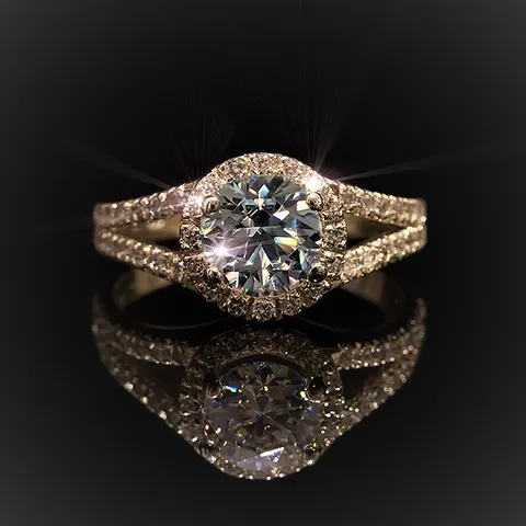 Desire Engagement Ring — view 6