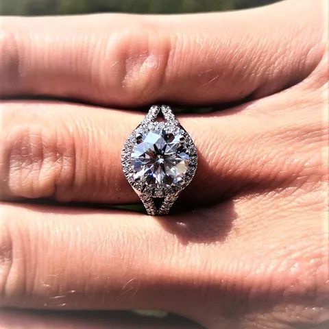 Desire Engagement Ring — view 9