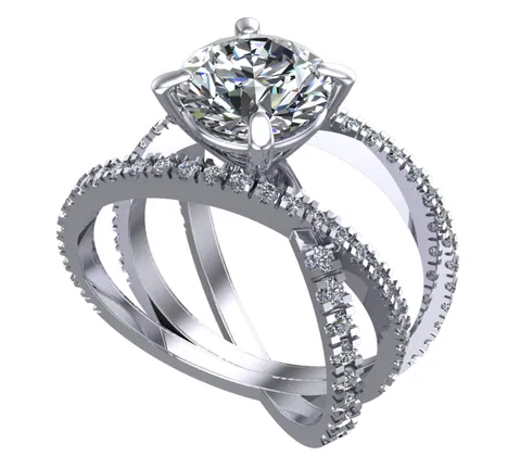 Galaxy Engagement Ring