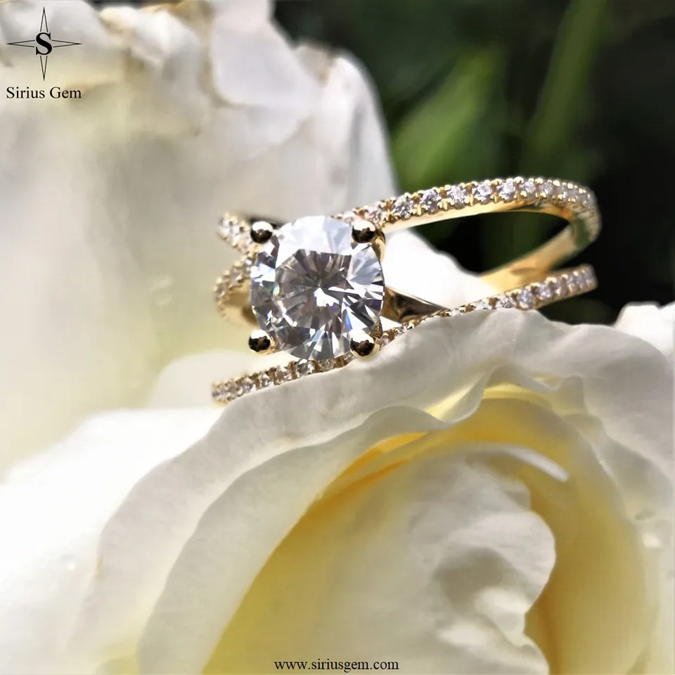 Galaxy Engagement Ring — view 5