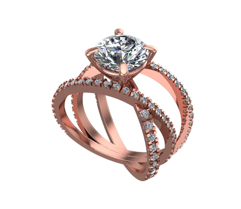 Galaxy Engagement Ring — view 6