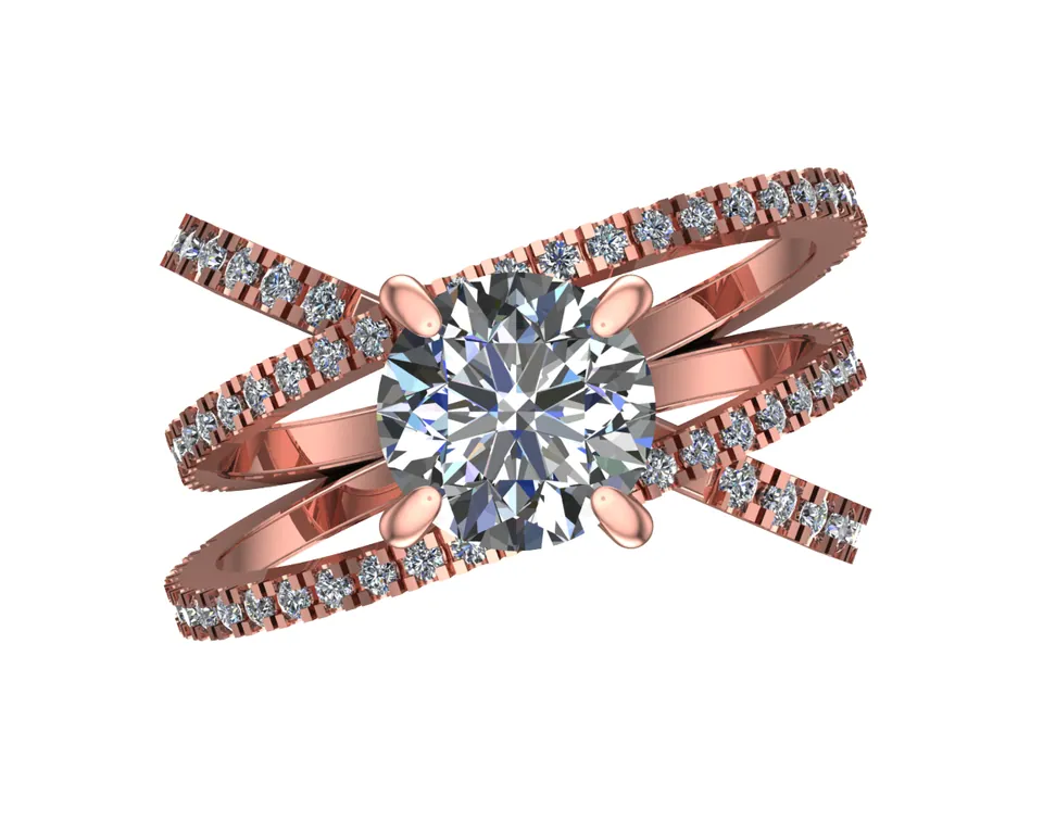 Galaxy Engagement Ring — view 7