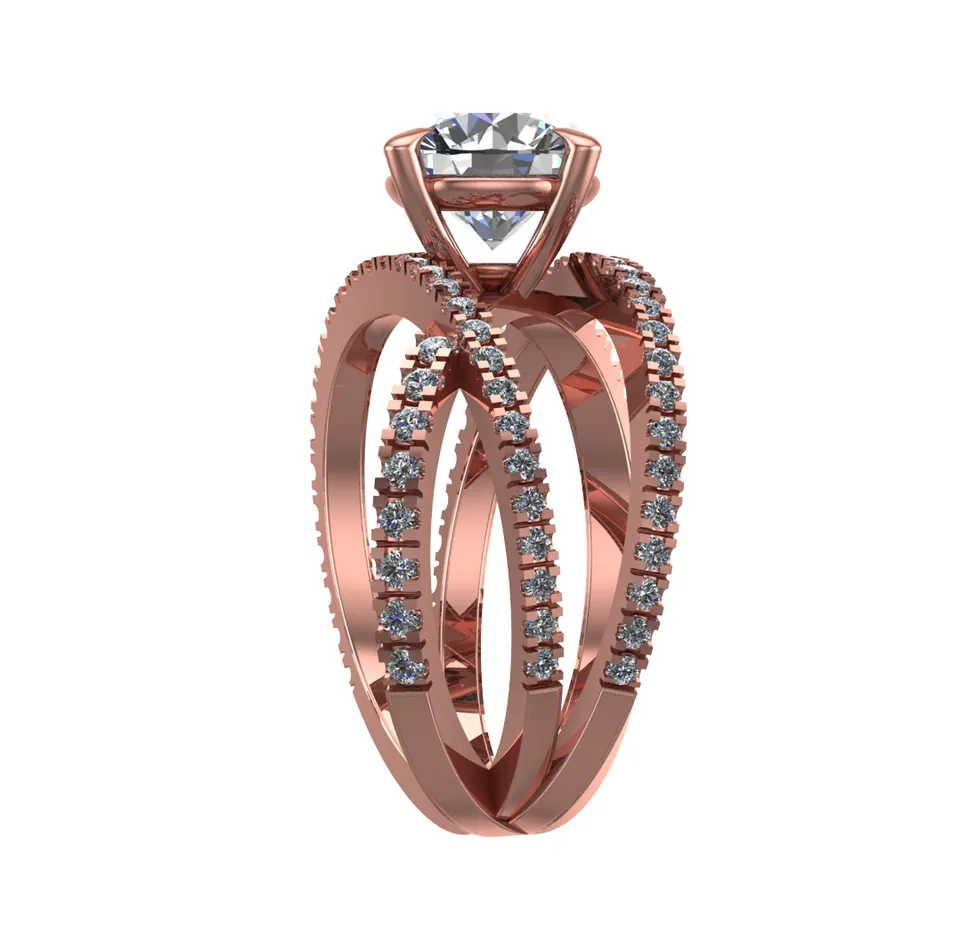 Galaxy Engagement Ring — view 8