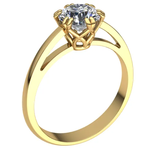 Lepus Beta Engagement Ring — view 3