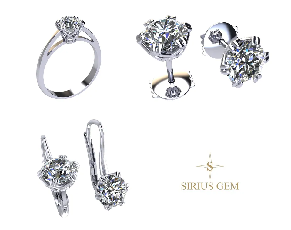 Lepus Beta Engagement Ring — view 6