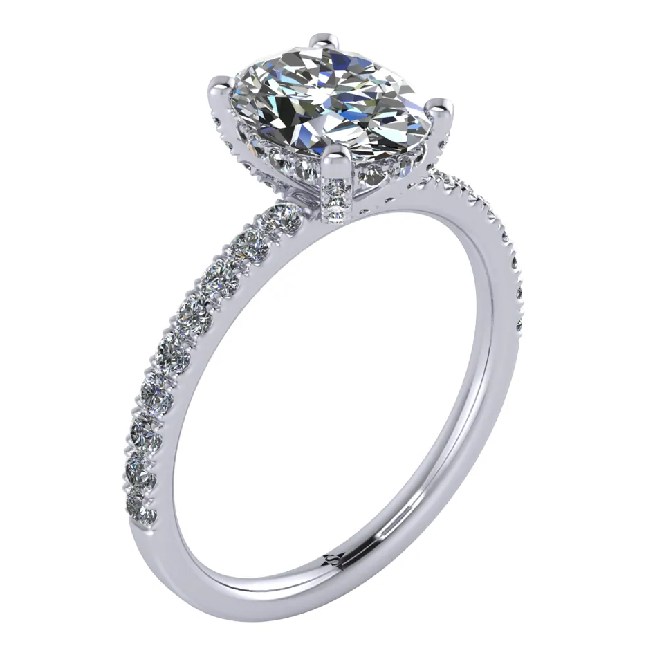 Libertas Engagement Ring — view 12