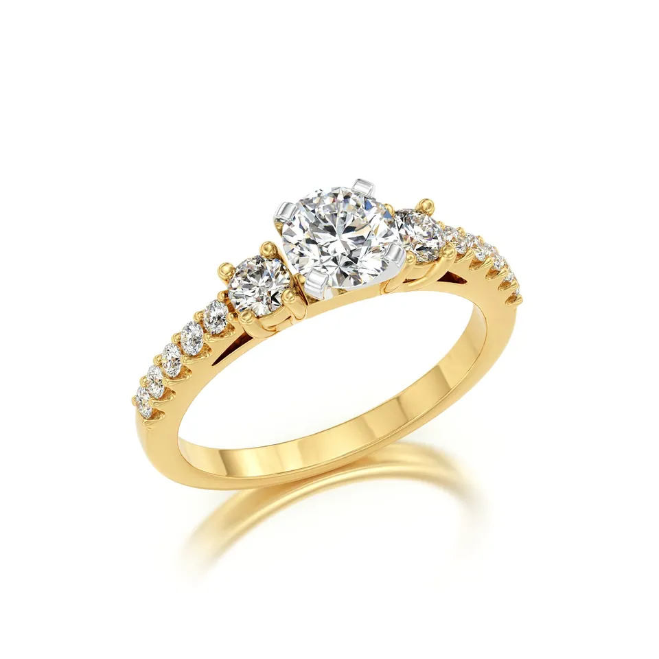 Mira Engagement Ring — view 9