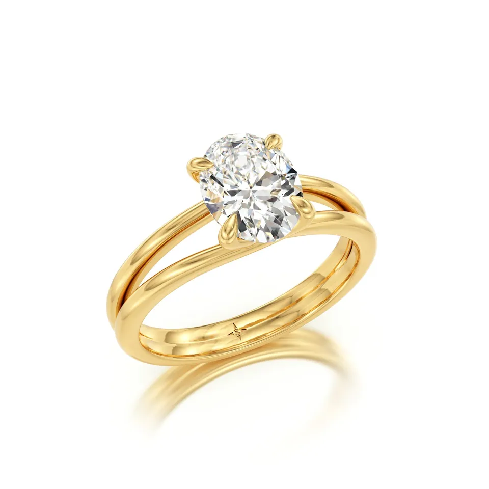 Nervia Engagement Ring — view 5