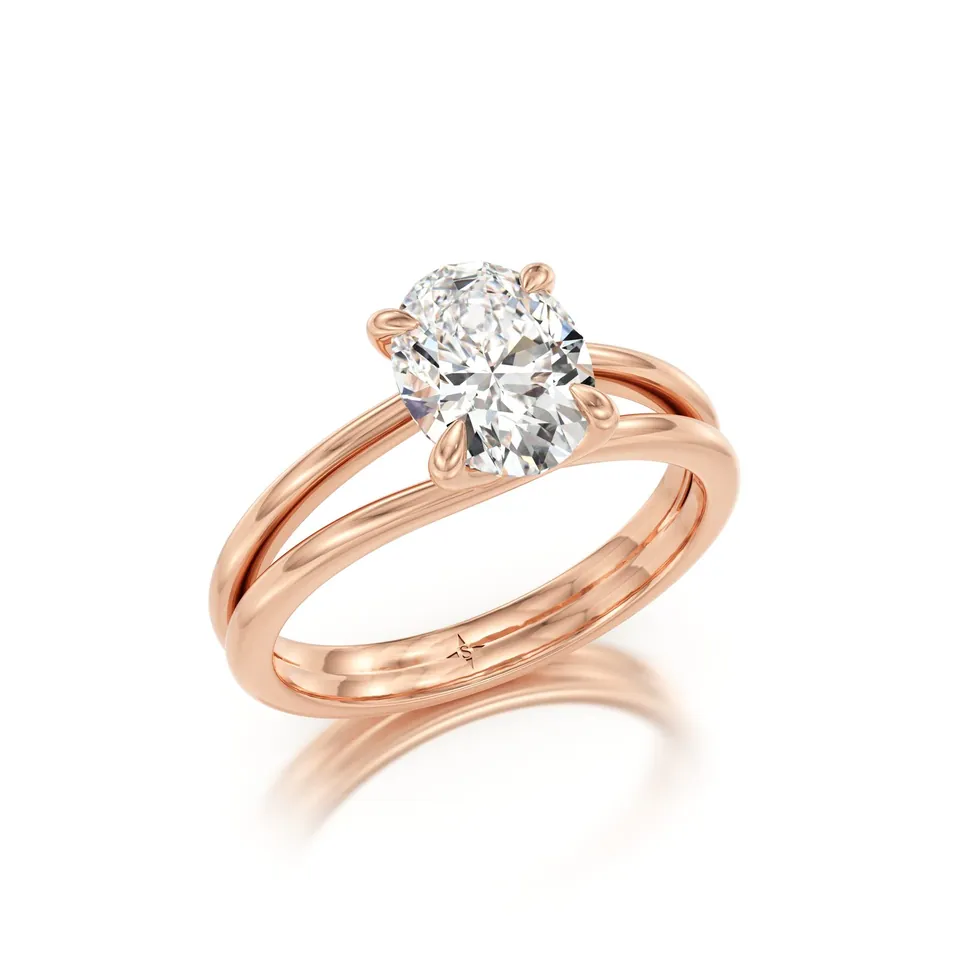 Nervia Engagement Ring — view 6