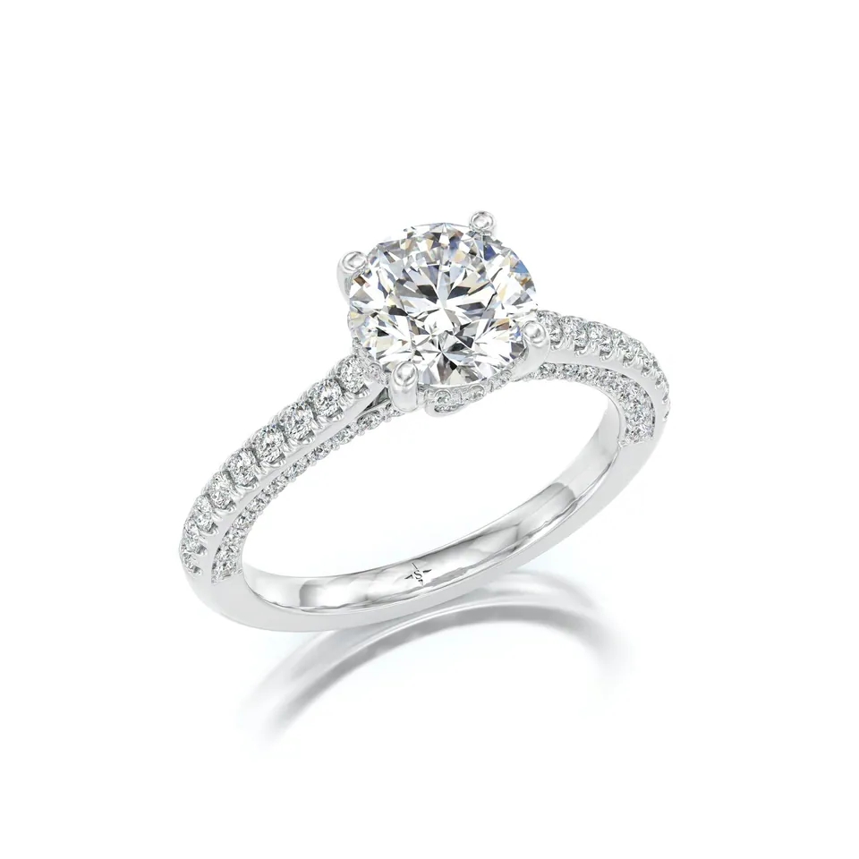 Pegasus Engagement Ring — view 4