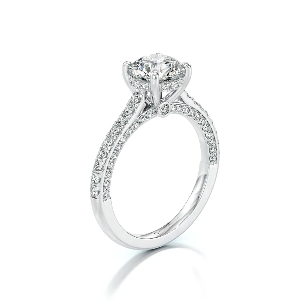 Pegasus Engagement Ring — view 5