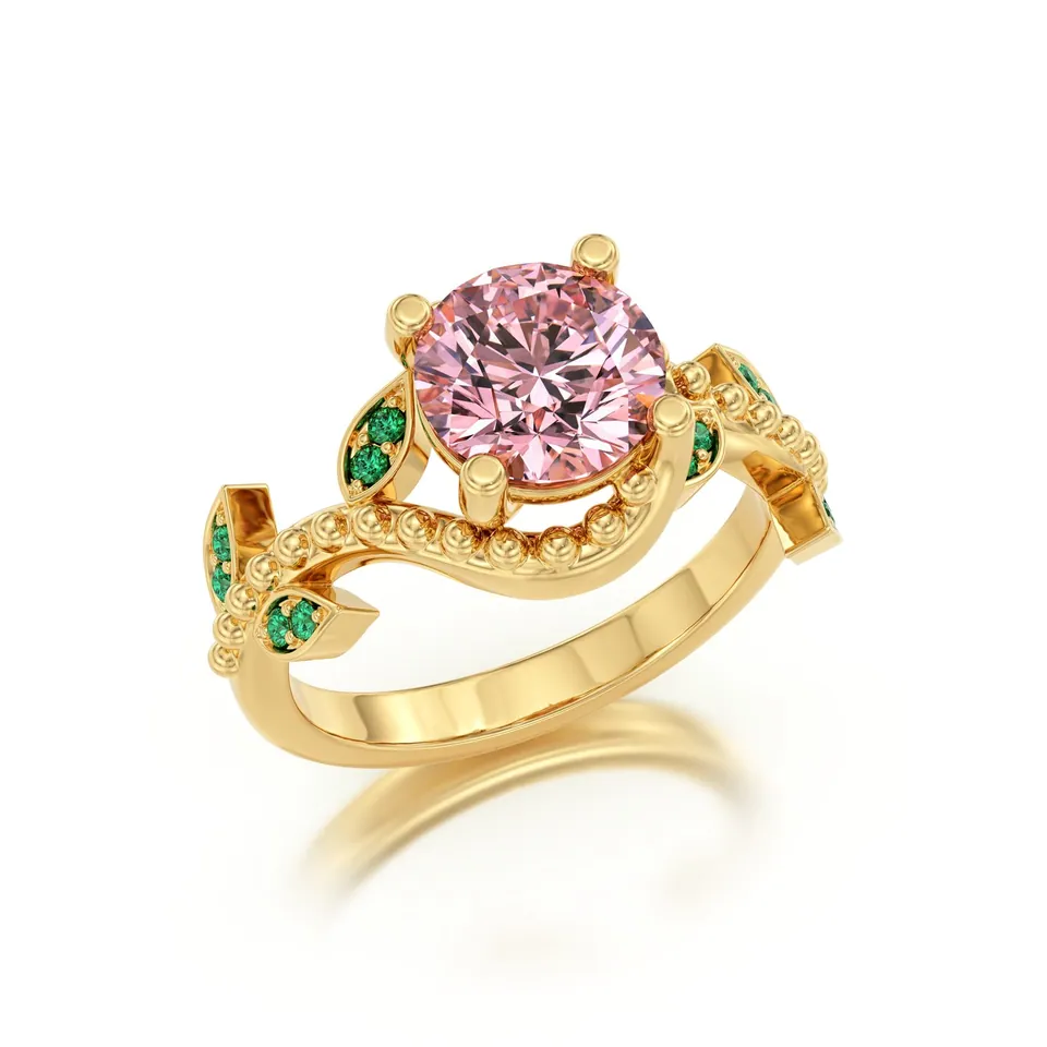 Rosa Engagement Ring — view 3