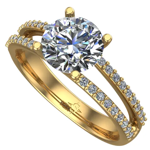 Starissa Engagement Ring — view 3