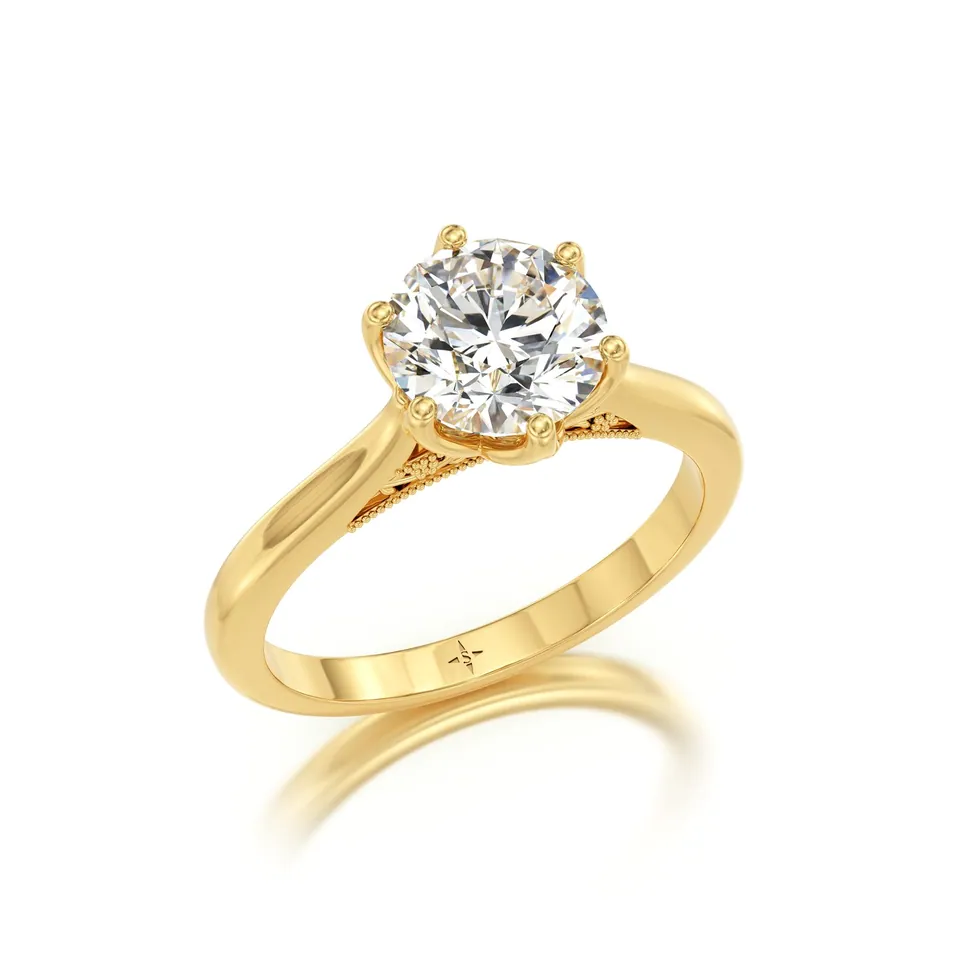 Vela Engagement Ring — view 4