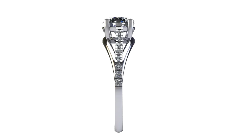 Virgo Engagement Ring — view 3
